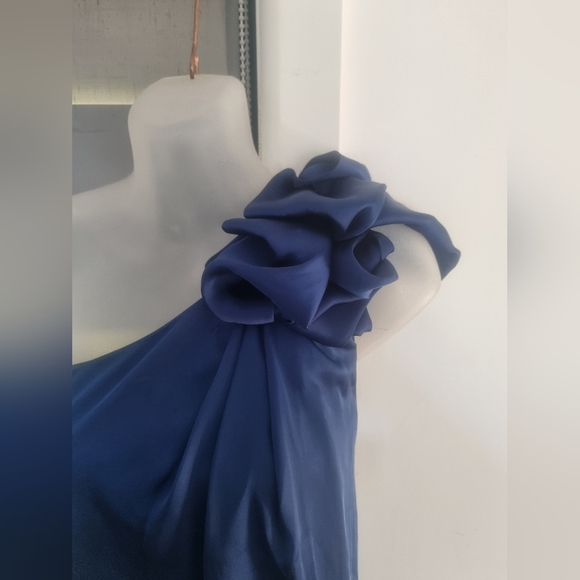 Women off shoulder dress in Royal Blue - Picture 2 of 5